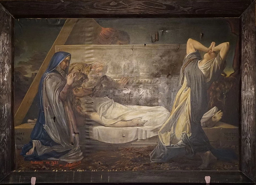 Cristo della tomba - Chiesa di Saint, Nicolas de Rocroi